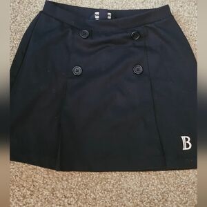 Lands' End Kids Skort in Blue With White B embroidered